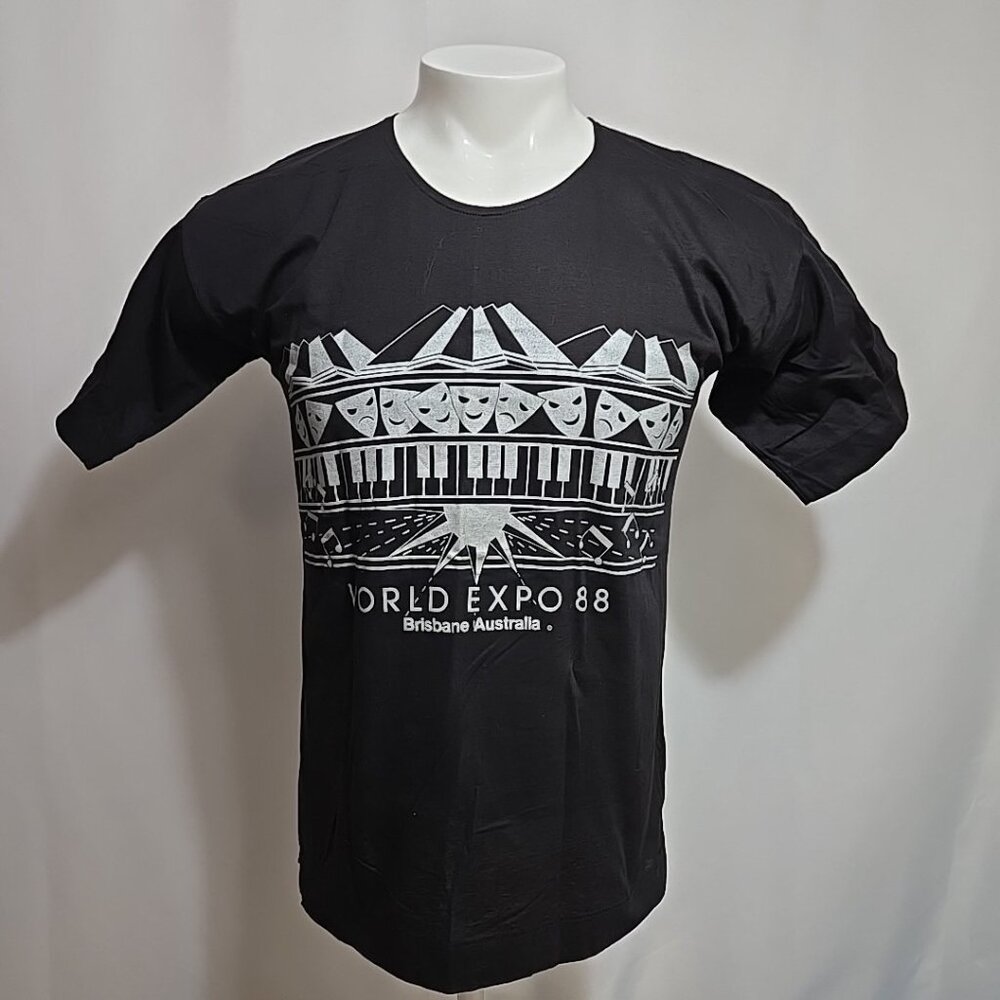 VTG 1988 Brisbane Australia World Expo 88 Single Stitch Tee Adult Approx Medium